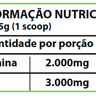 tabela nutritional creatina com beta alanina wedy nutrition